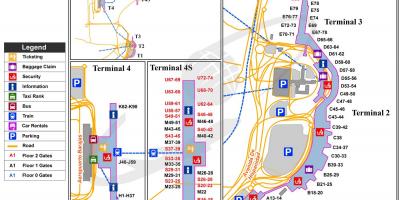 El aeropuerto de Barajas mapa