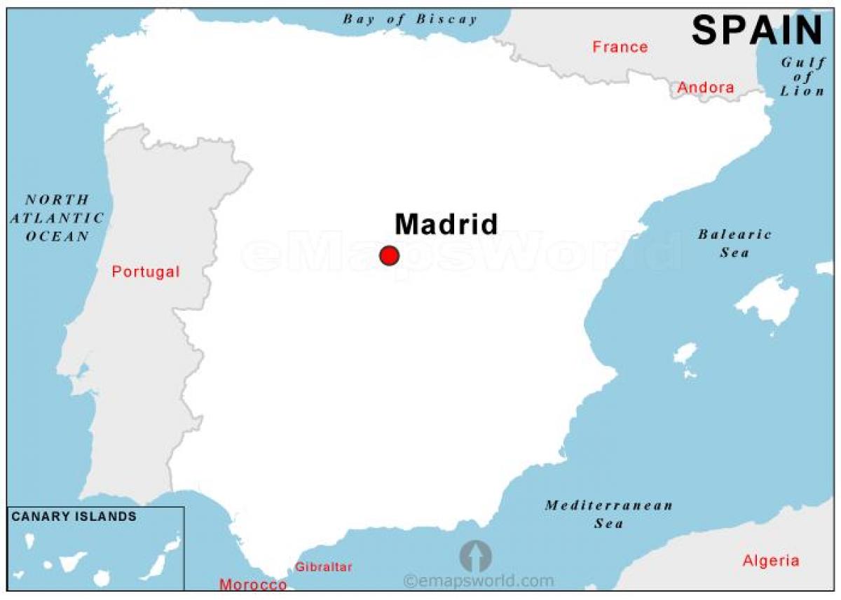 mapa de la capital de España