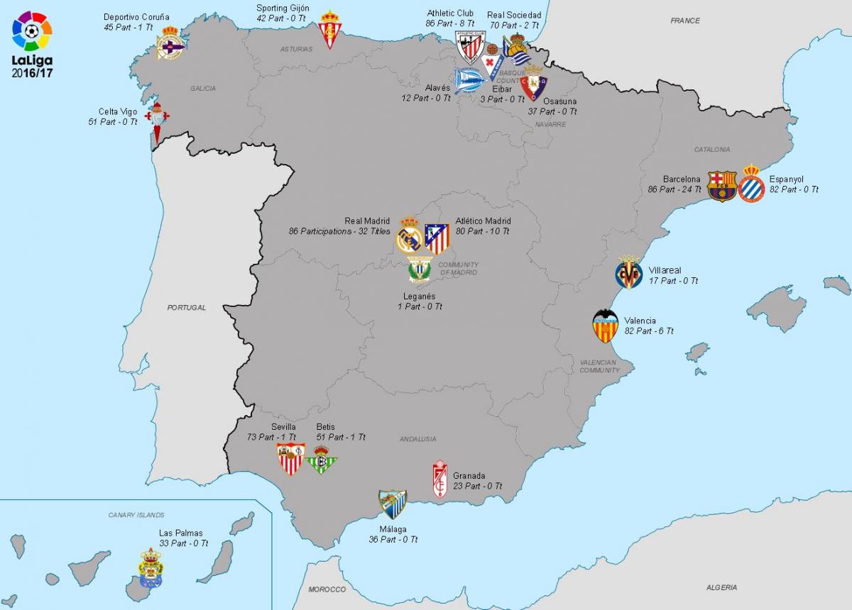 mapa del real Madrid 