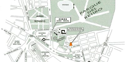 Mapa de la estación de atocha de Madrid