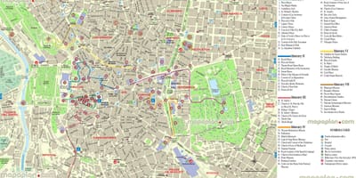 Mapa de mapa de Madrid, sin conexión